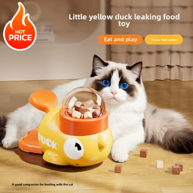 🦆 Mangia&Gioca™ – L’Anatra Dispenser Croccantini!