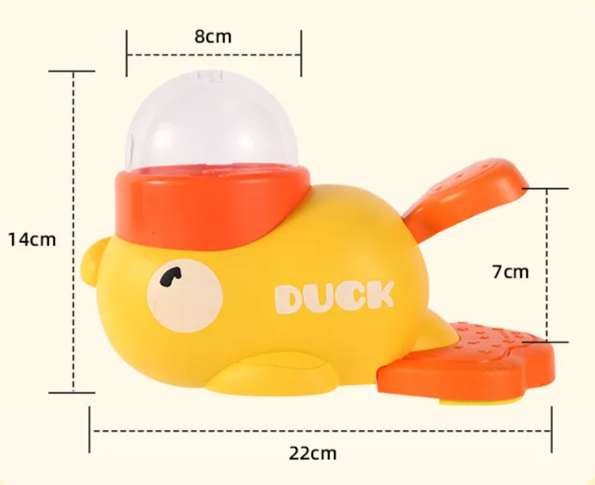 🦆 Mangia&Gioca™ – L’Anatra Dispenser Croccantini!