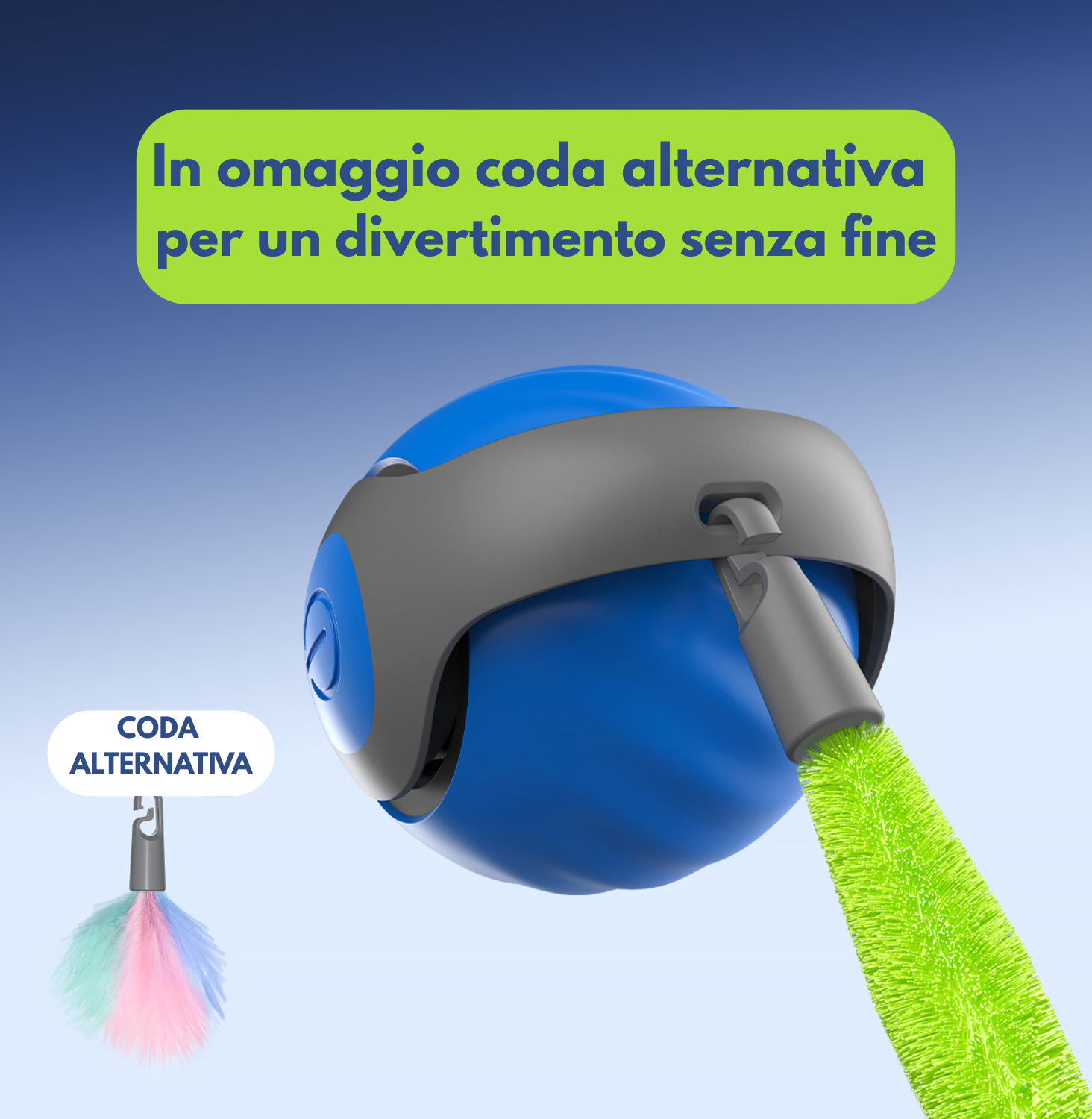 Nuova Palla Interattiva per Gatti&Cani